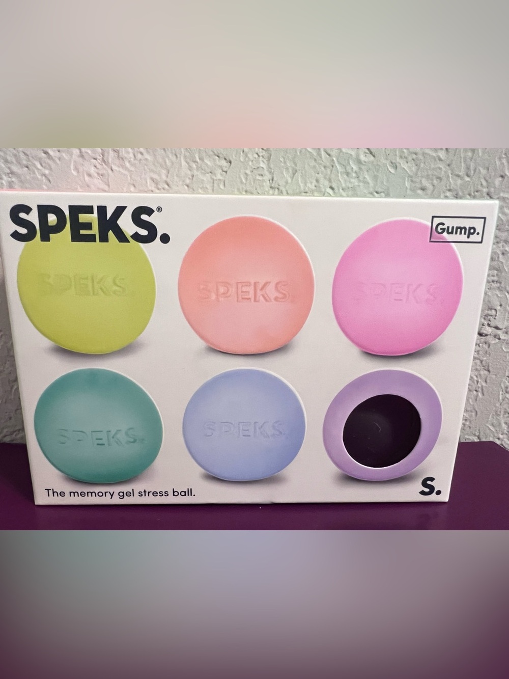 Authentic SPEKS 6pack Memory Gel Stress Ball - Soft Squeezable Sensory